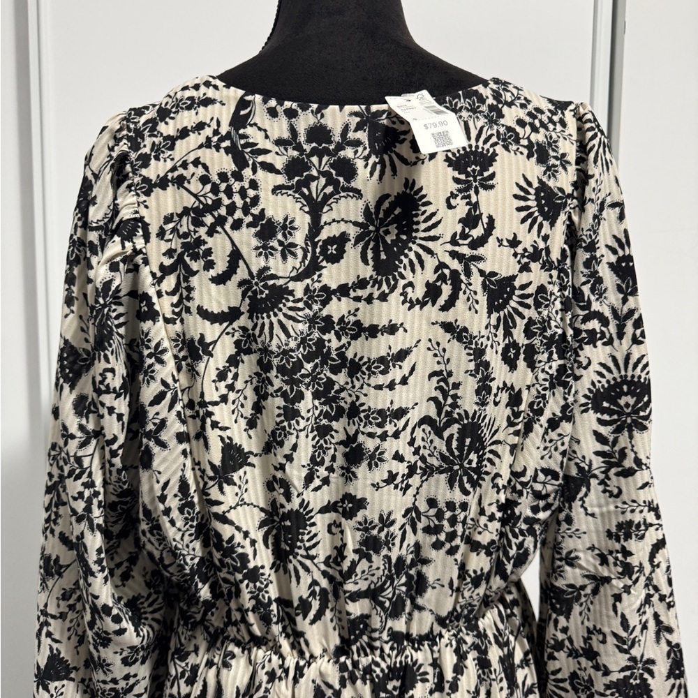 Reitmans Floral Long Sleeve Wrap Dress - Picture 10 of 12